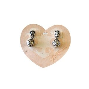 Brighton Post Earrings 
1 inches long, silver plated, in excellent condition.